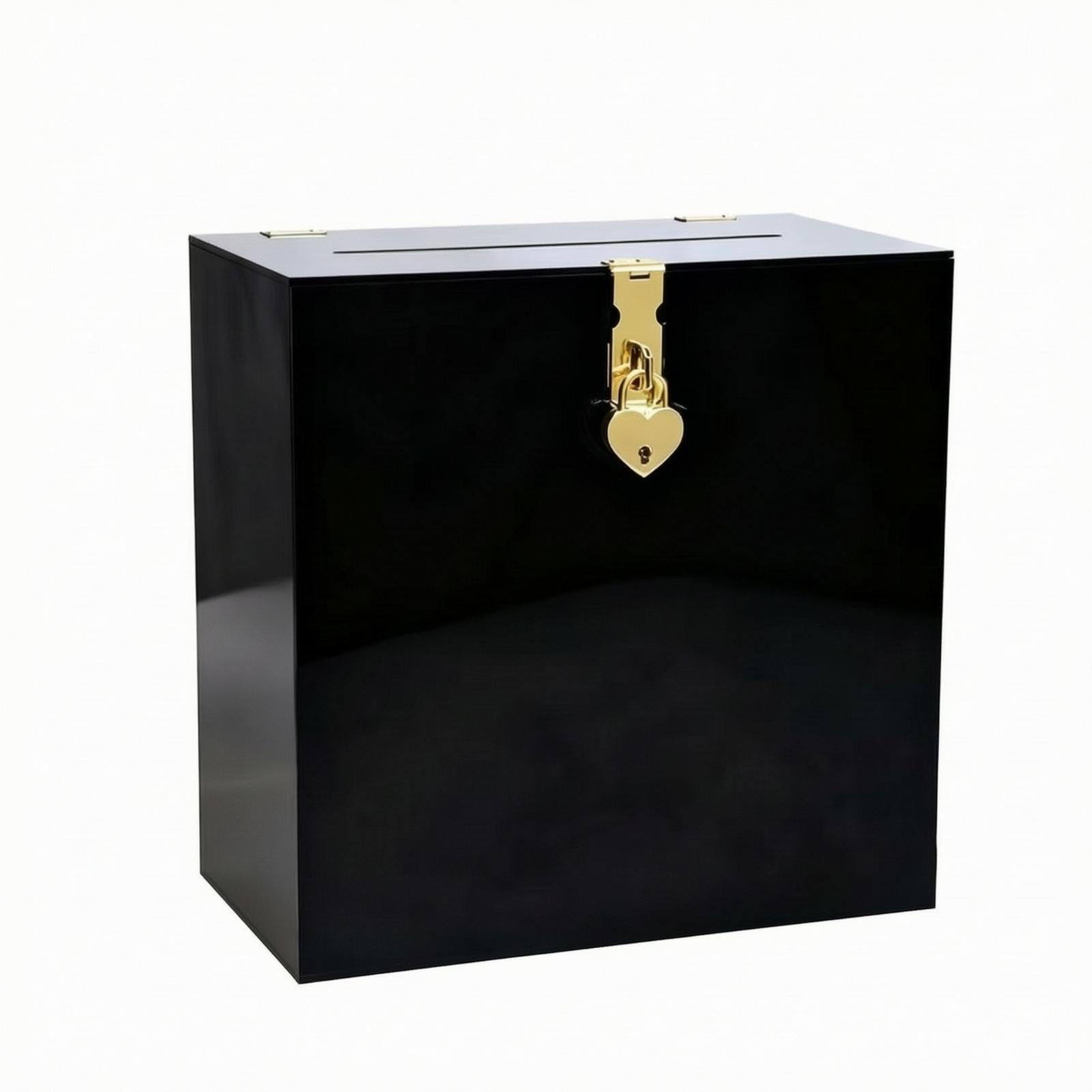 Wedding Card Box - Clear Acrylic Wedding Card Collection Box