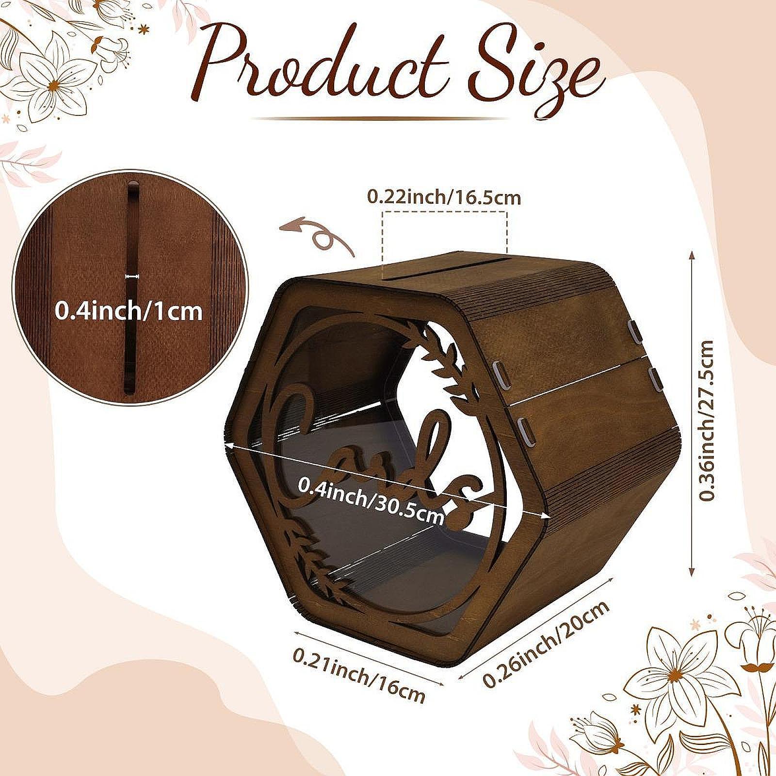 Wedding Card Box with Slot Dec - огляд і ціна Wedding Card Box