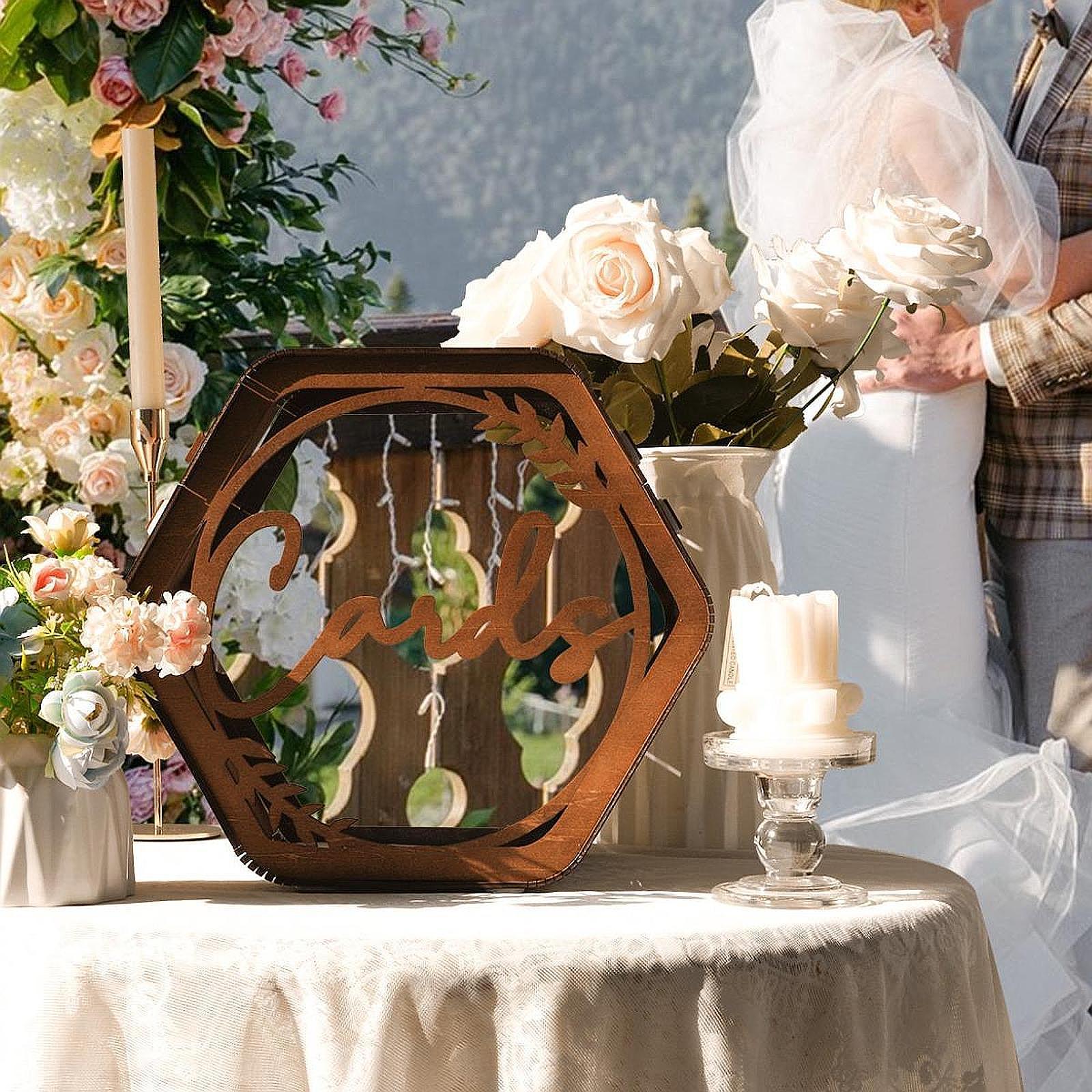 Wedding Card Box with Slot Dec - огляд і ціна Wedding Card Box