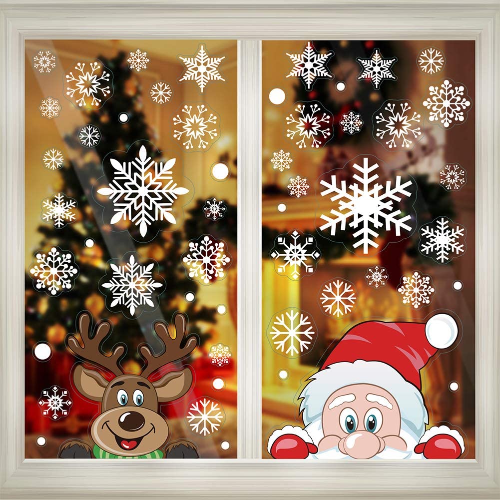 Christmas Window Clings Sticke - огляд і ціна Wedding/Event Supply Store