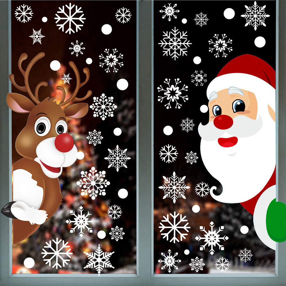 Christmas Window Clings Sticke - огляд і ціна Wedding/Event Supply Store
