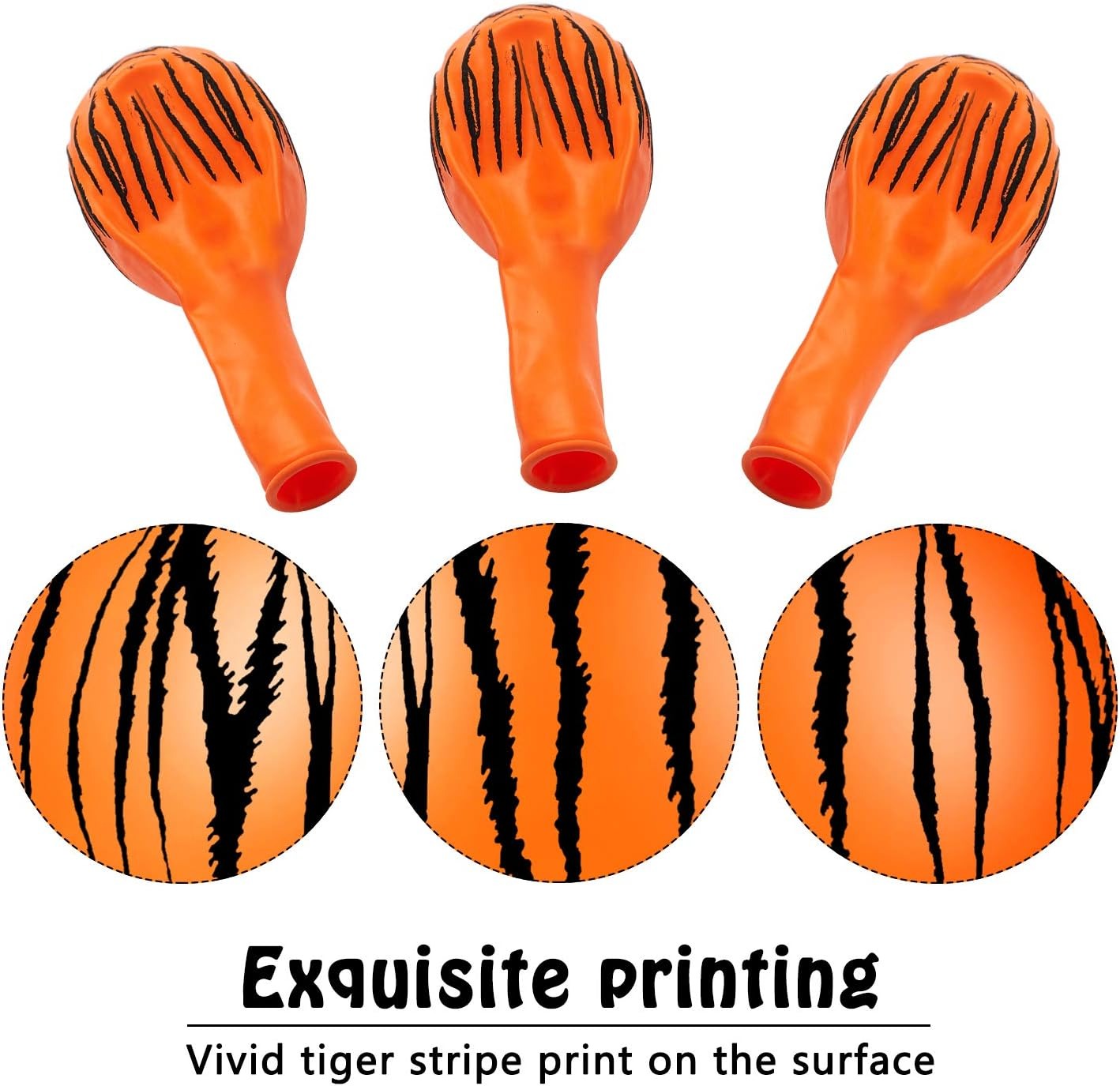 20/40Pcs  Tiger Balloons Tiger - огляд і ціна Wedding Zoo